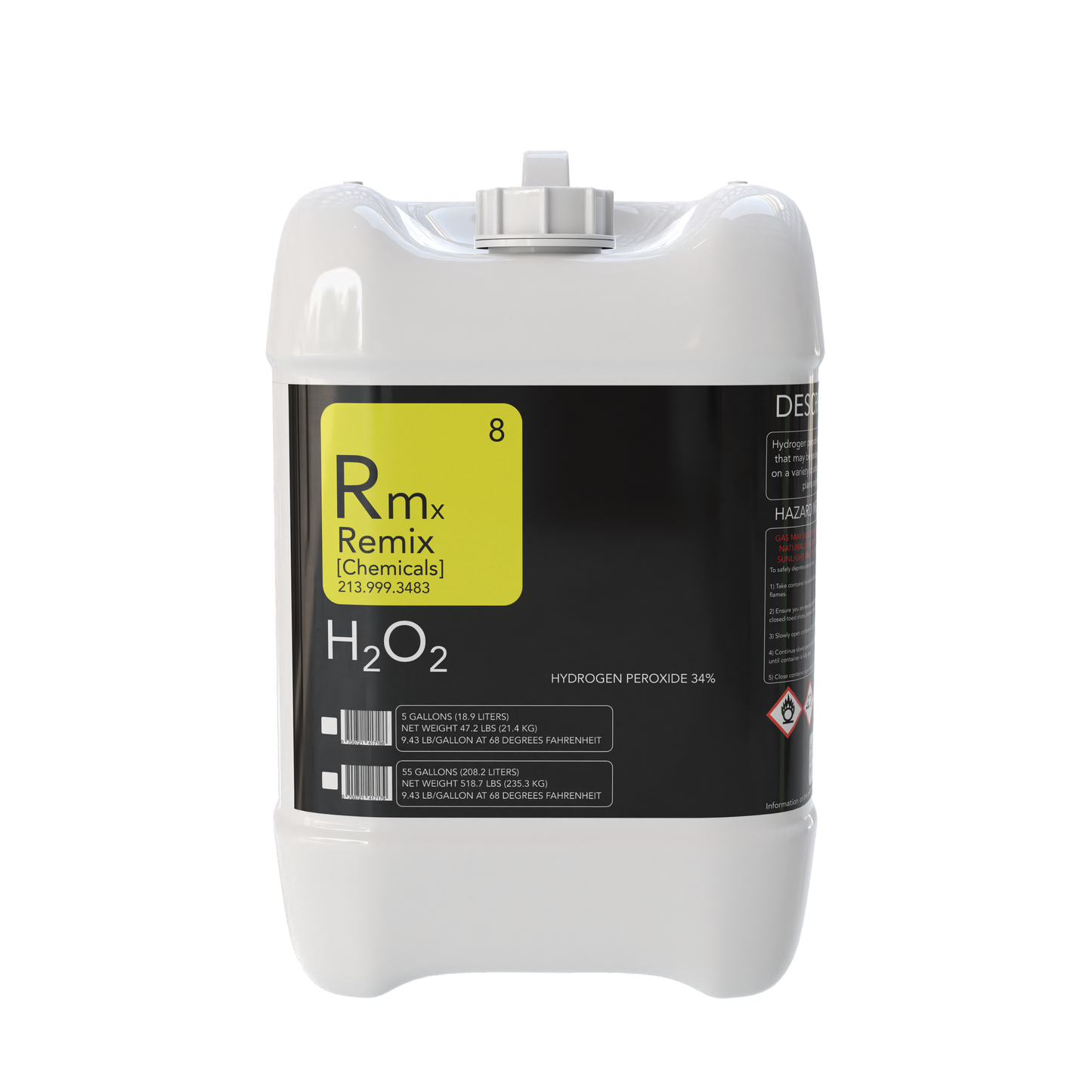 HYDROGEN PEROXIDE 34%