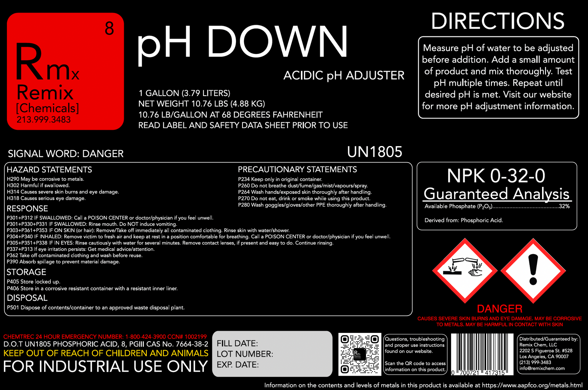 pH Down™ | pH Adjuster | SaferGro